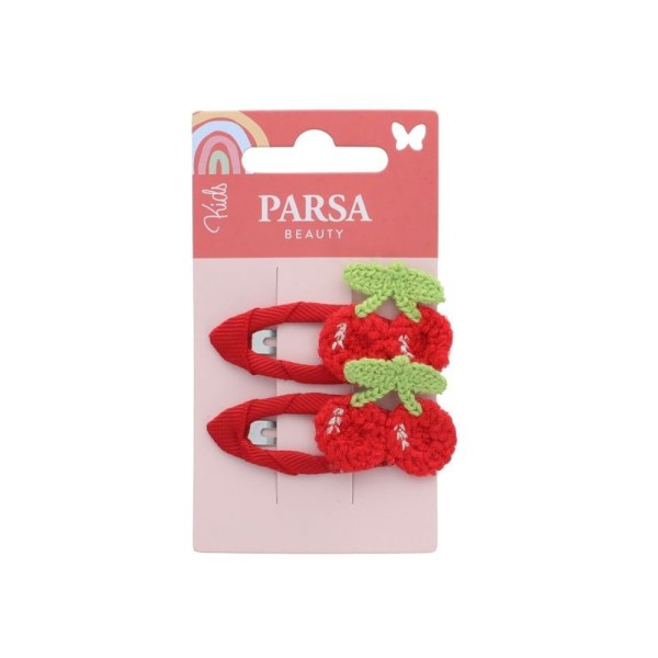 PARSA KIDS HAIRCLIP RED CHERRY