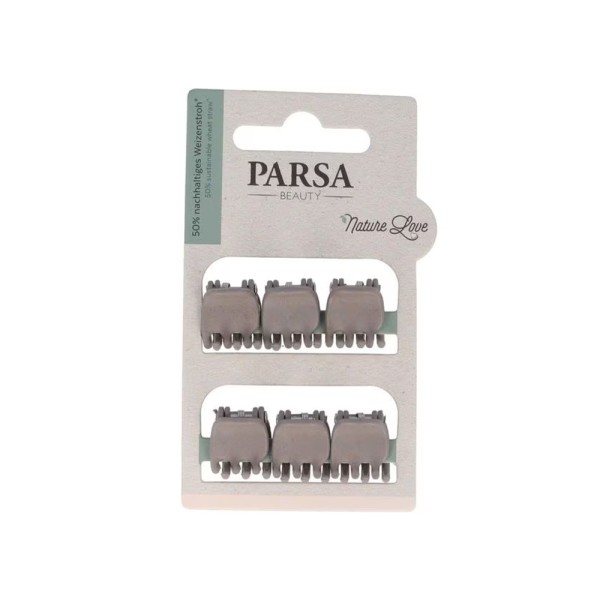 PARSA HAIRCLAW SMALL TAUPE WHEAT STRAW