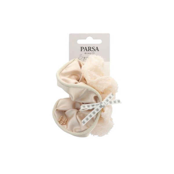PARSA SCRUNCHIE SET NUDE