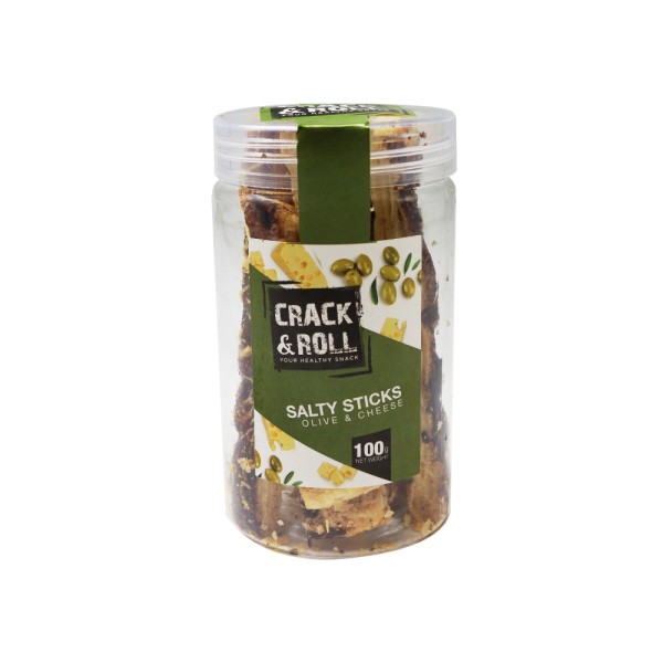 CRACK+ROLL SALTY STICKS OLIVES AND CHEESE STICKS 