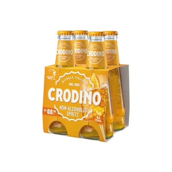 CRODINO CRODINO NON ALCOHOLIC SPRITZ PACK OF 4