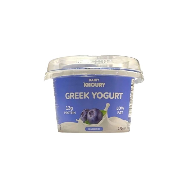 DAIRY KHOURY GREEK YOGURT BLUEBERRY LOW FAT