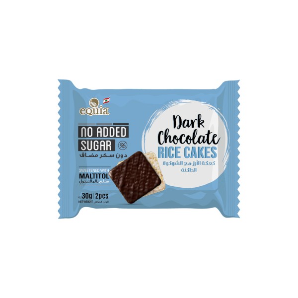 EQUIA RICE CAKE WITH DARK CHOCOLATE 