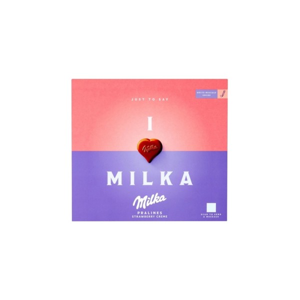 MILKA I LOVE STRAWBERRY CHOCOLATE BOX