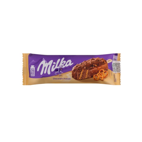 MILKA CHOCOLATE PRETZEL ICE CREAM STICK