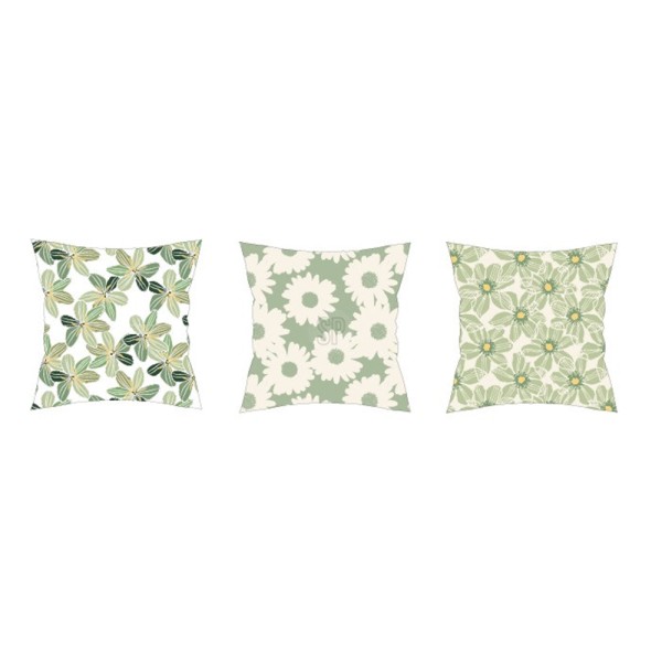 EH CUSHION OUTDOOR FLOWER DESIGN 45X45CM