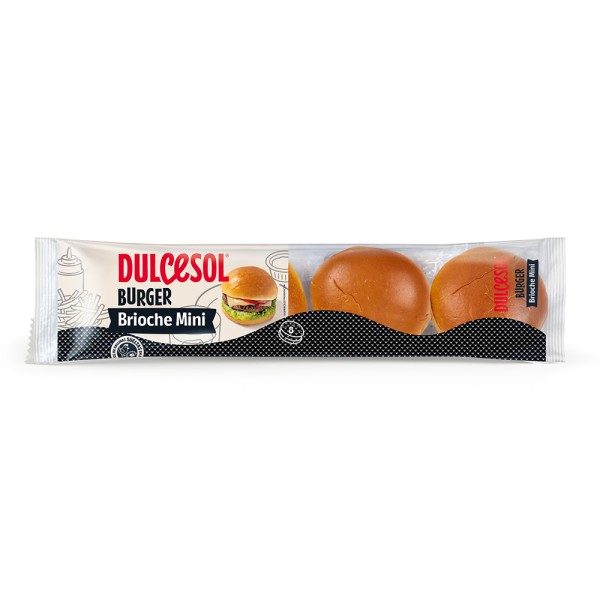 DULCESOL MINI BURGER BRIOCHE 8PC