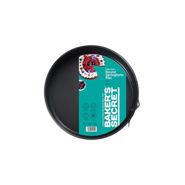 BAKER'S SECRET ESSENTIAL SPRINGFORM NON-STICK W.SILICONE LOCK