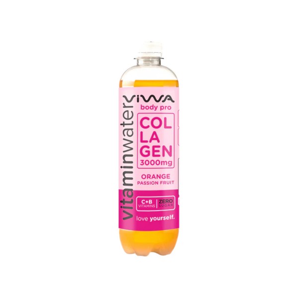 VIWA PRO-COLLAGEN VIT C+B 0 SUGAR- ORANGE PASSION FRUIT