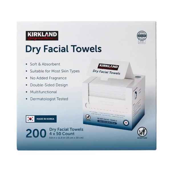 KIRKLAND DAILY DRY FACIAL TOWELS PREMIUM QUALITY