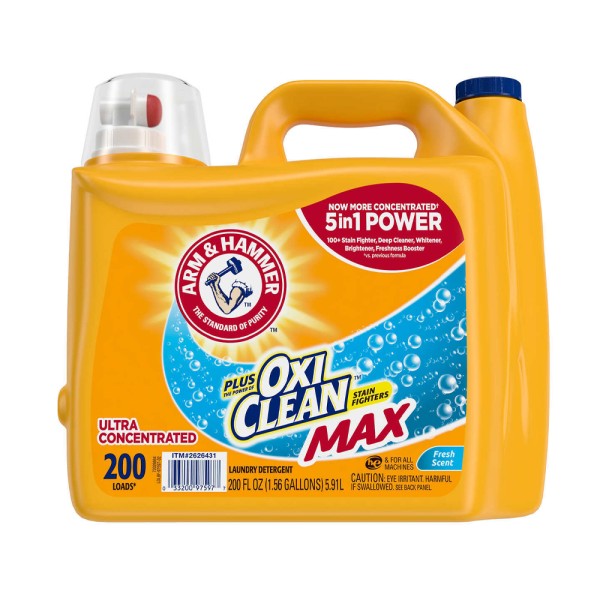 ARM&HAMMER PLUS OXI CLEAN STAIN FIGHTER LAUNDRY DETERGENT