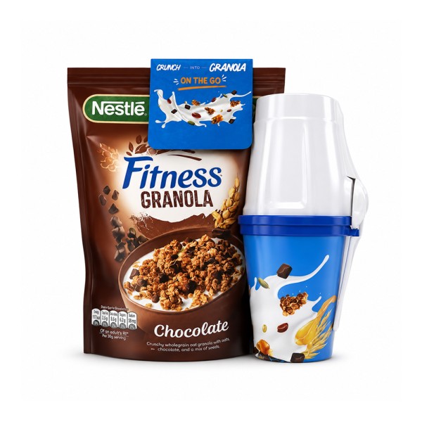 FITNESS GRANOLA CHOCOLATE +GIFT FREE