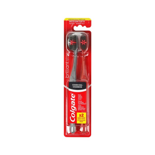 COLGATE TOOTHBRUSH BRILLIANT STAR 1+1FREE
