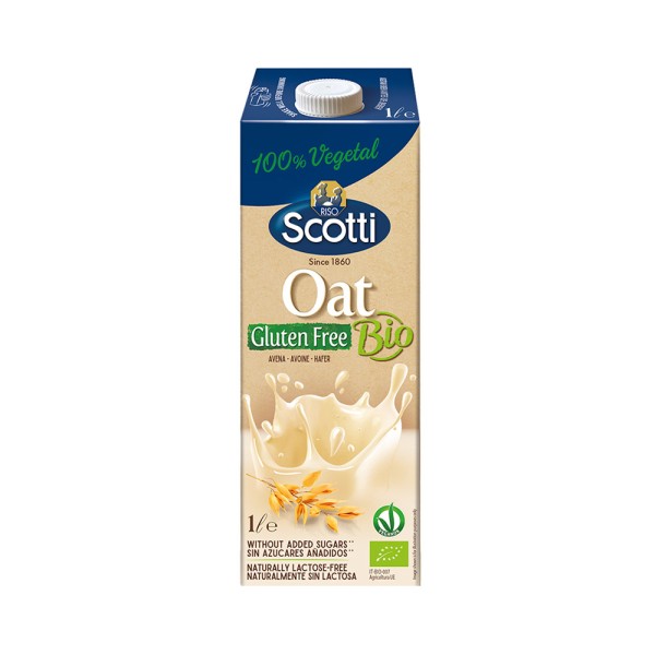 SCOTTI ORGANIC OAT MILK SUGAR FREE GF 