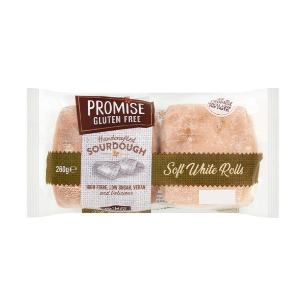 PROMISE SOURDOUGH SOFT WHITE ROLLS