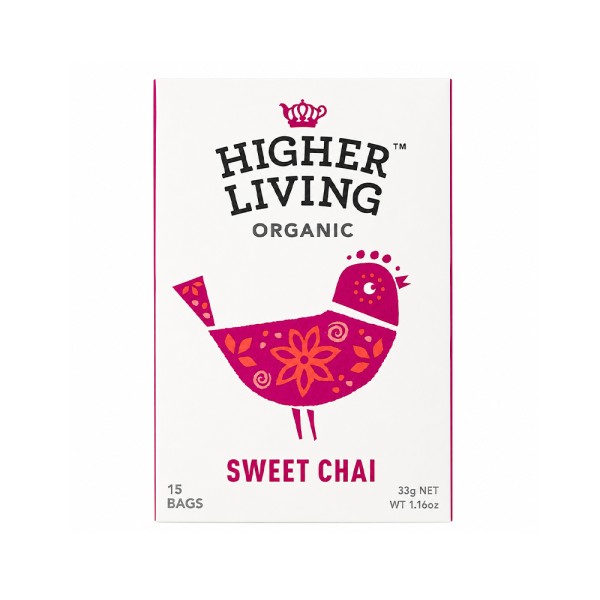 HIGHER LIVING ORGANIC SWEET CHAI TEA