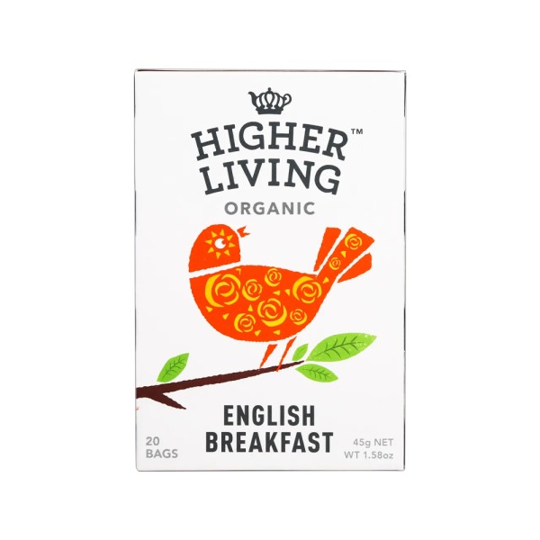 HIGHER LIVING ORGANIC ENGLISH BREAKFAST TEA