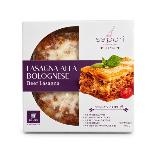 SAPORIE V LASAGNA ALLA BOLOGNESE
