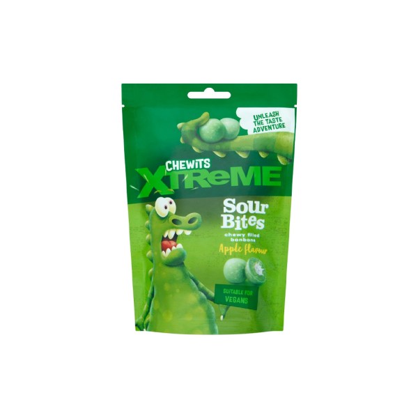 CHEWITS XTREME SOUR BITES APPLE FLAVOUR