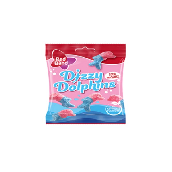 RED BAND DIZZY DOLPHINS SOUR THEN SWEET