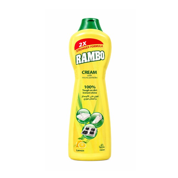RAMBO KITCHEN AND BATHROOM CREAM CLEANER LEMON
