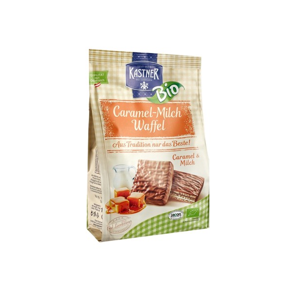 KASTNER ORGANIC CARAMEL MILK CHOCOLATE WAFER BAG