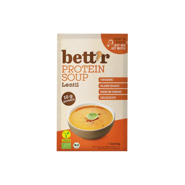 BETTR HIGH-PROTEIN INSTANT LENTIL SOUP