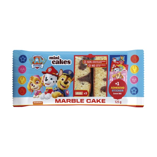 MONTE LARA PAW PATROL MINI CAKES MARBLE CAKE