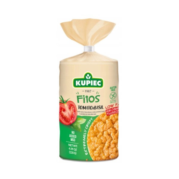 KUPIEC FITOS RICE CAKE WITH TOMATO AND BASIL