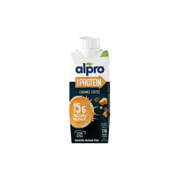 ALPRO SOYA PROTEIN DRINK CARAMEL COFFEE FLAVOR 