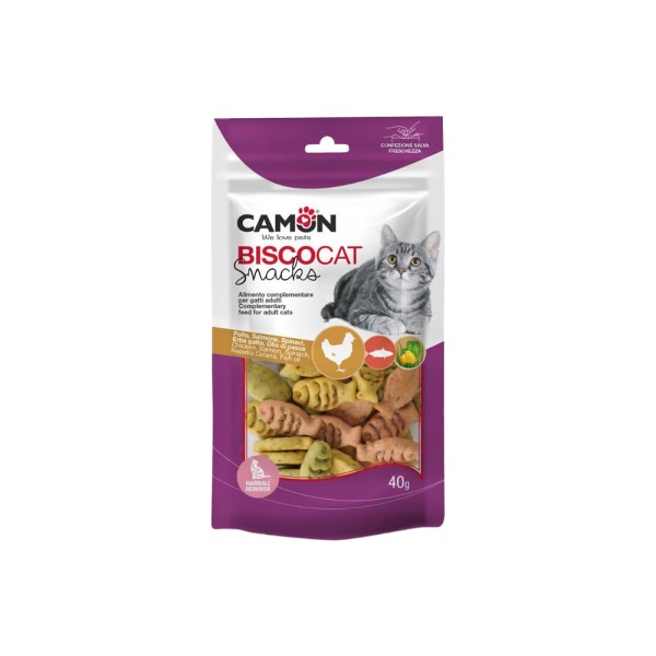 CAMON FISH SHAPED BISCUITS WITH CHICKEN & SALMON