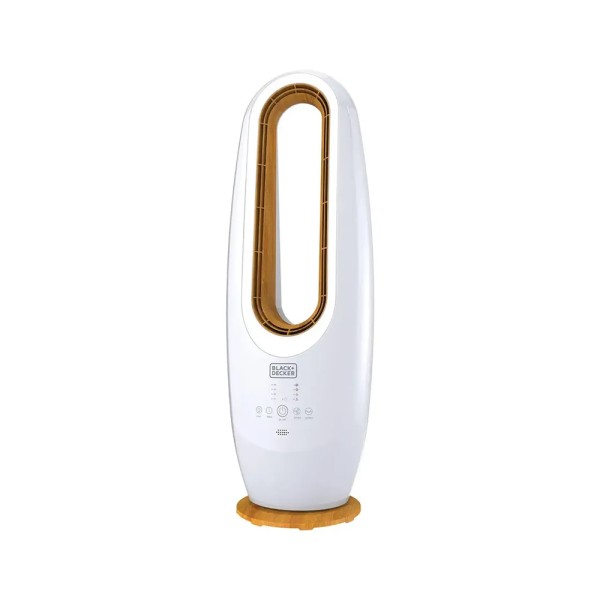 BLACK+DECK BLADLESS FAN 4 SPEEDS COOL WHITE LED RING