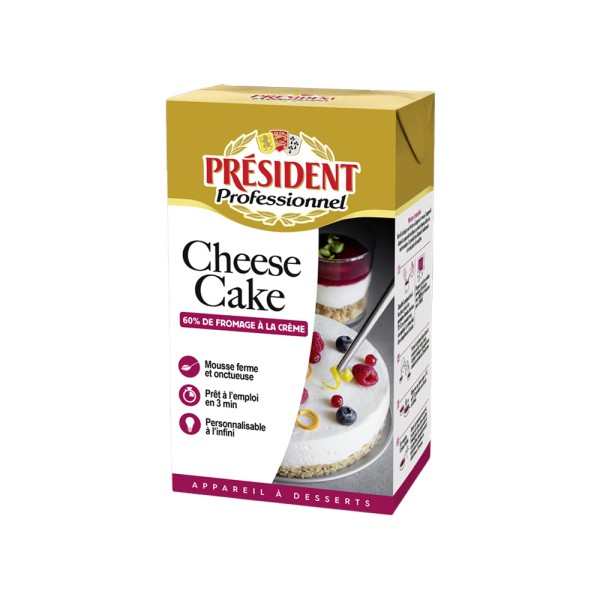PRESIDENT CHEESECAKE CREAM UHT