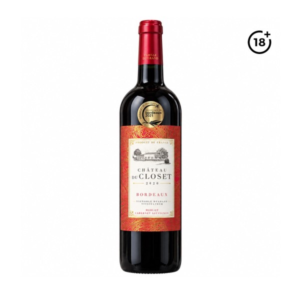 CHATEAU DU CLOSET BORDEAUX ROUGE WINE