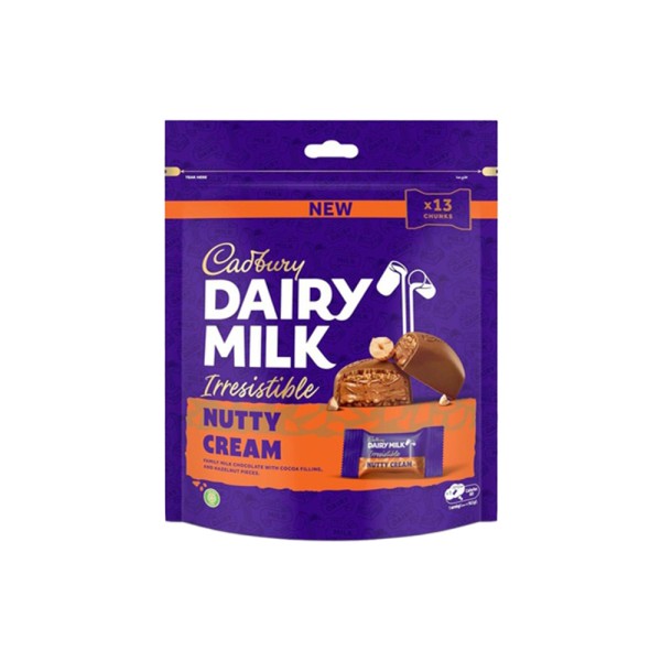 CADBURY NUTTY CREAM MINIS IRRESISTBLE  