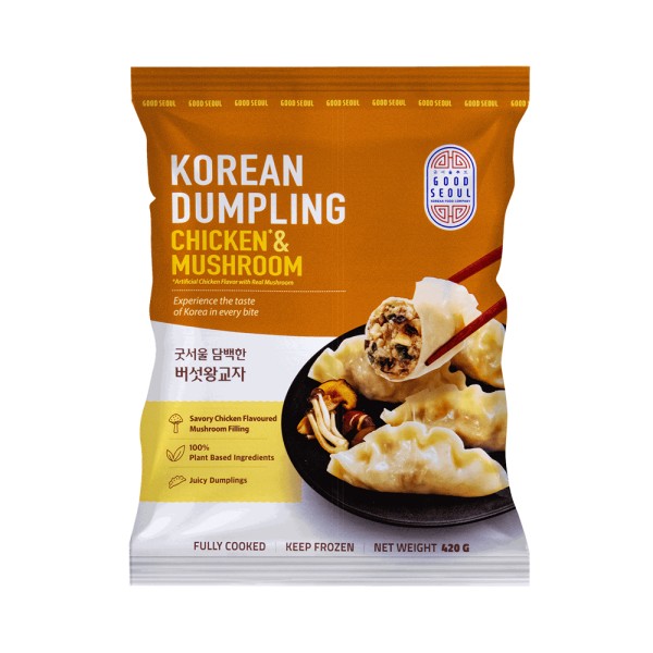 GOOD SEOUL KOREAN DUMPLING CHICKEN AND MUSHROOM