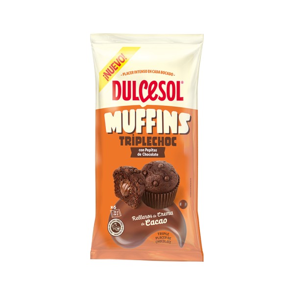 DULCESOL MUFFINS TRIPLECHOC