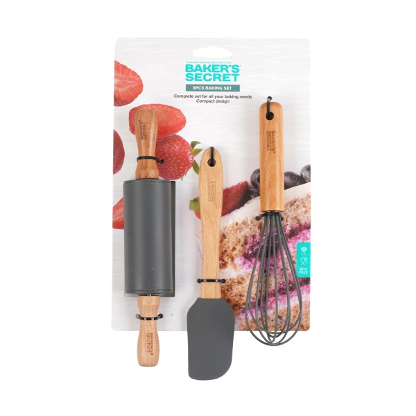 BAKER'S SECRET 3PCS BAKING SET