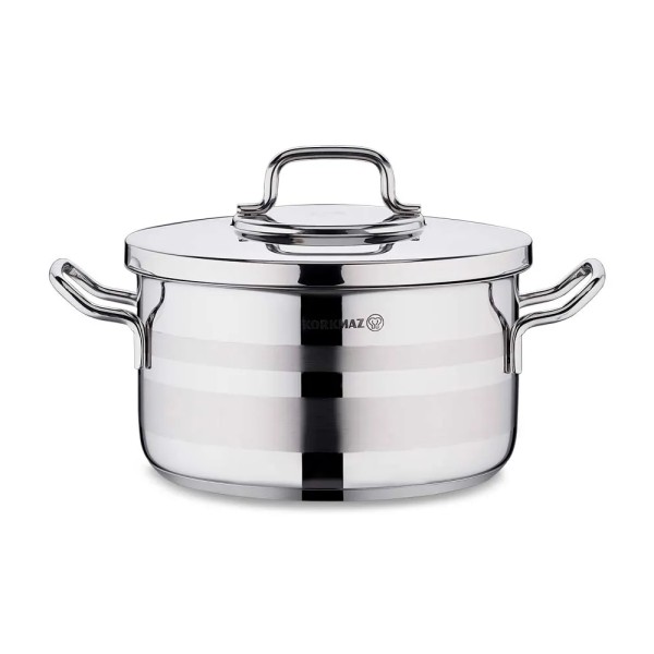 KORKMAZ ASTRA COOKING POT STAINLESS STEEL+INDUC