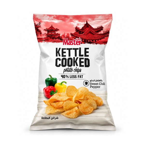 KETTLE MASTER SWEET CHILLI CHIPS 