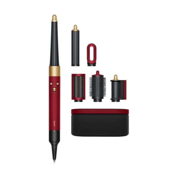 DYSON DRYING,CURLING,SMOOTH & HIDING FLYAWAYS RED VELVET