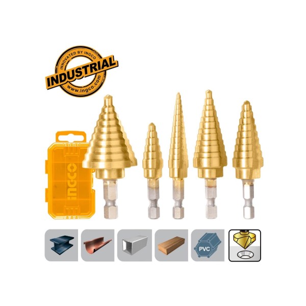 INGCO STEP DRILL BIT SET