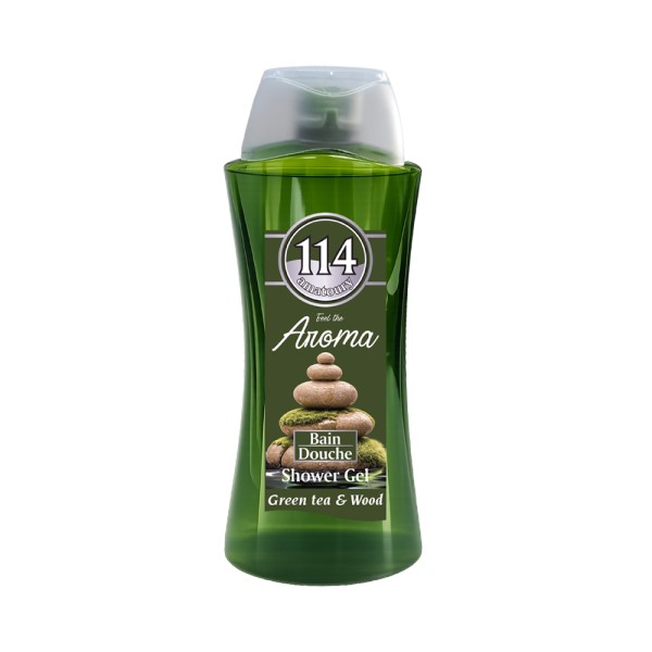 AMATOURY BODY WASH GREEN TEA & WOOD