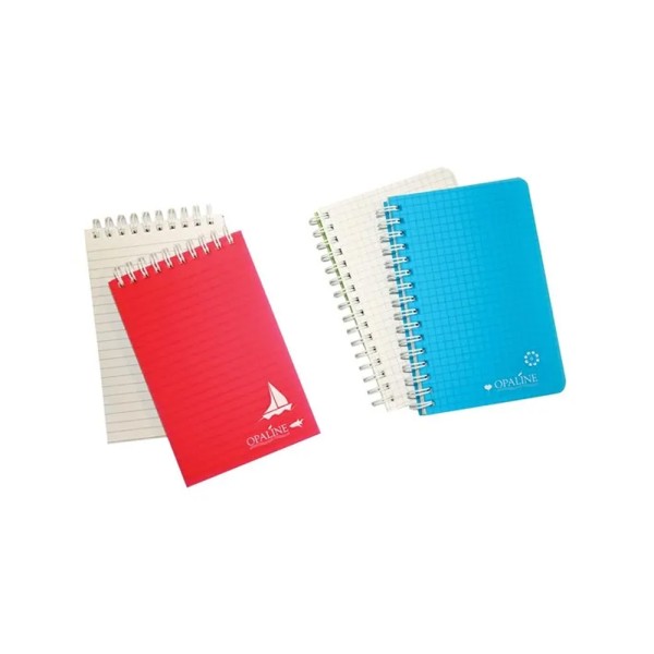OPALINE NOTEBOOK SPIRAL 9X14 LINES 70G