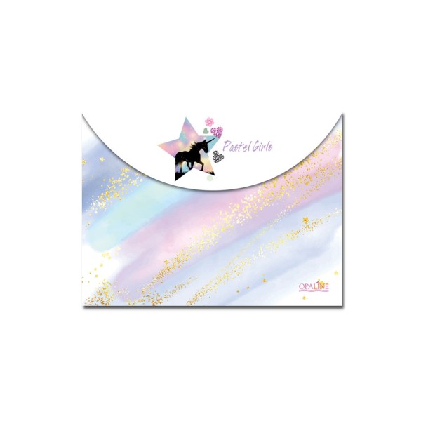 OPALINE BUTTON FILE UNICORN