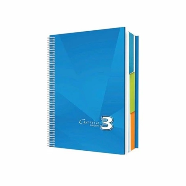GENIO 3SUBJECTS HC SPIRAL 70G SEYES A4