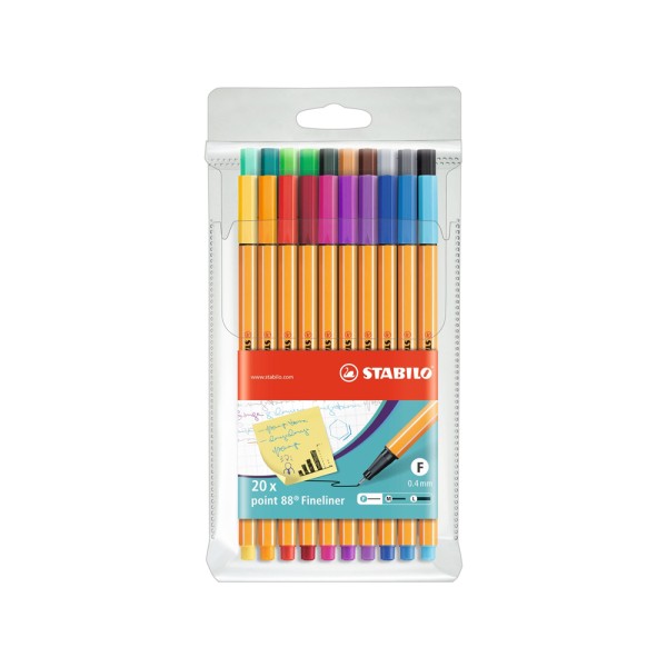 STABILO POINT 88 FINELINER PACK