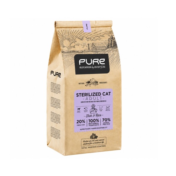 PURE STERILIZED CAT FISH AND RICE