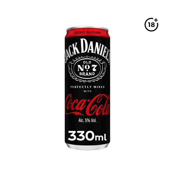 JACK DANIELS JD AND COCA COLA ZERO SUGAR