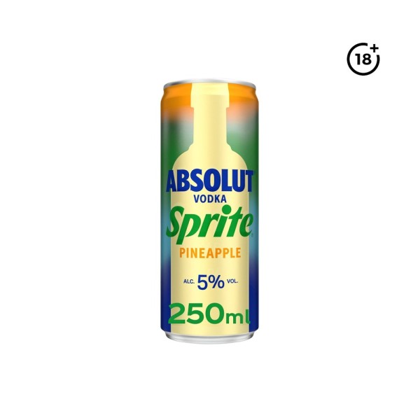 ABSOLUT VODKA SPRITE AND PINEAPPLE